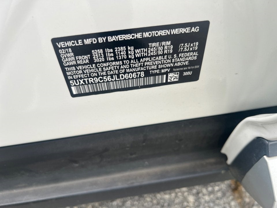 2018 BMW X3 xDrive30i