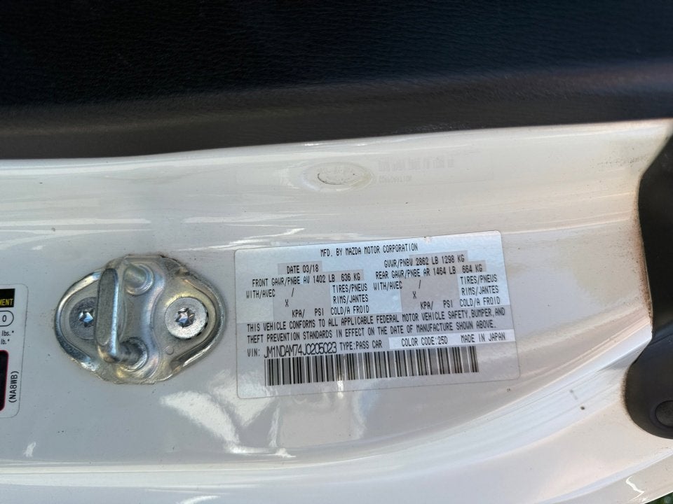 2018 Mazda Mazda MX-5 Miata RF Grand Touring