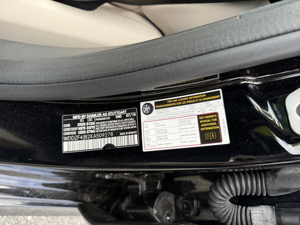 2019 Mercedes-Benz E-Class E 300