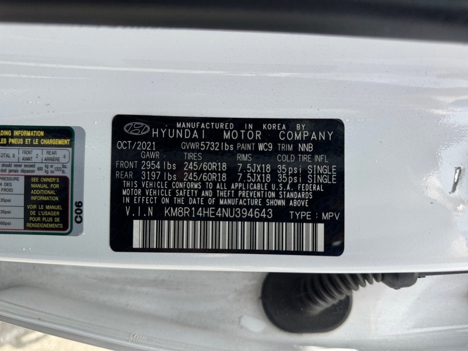 2022 Hyundai Palisade SE