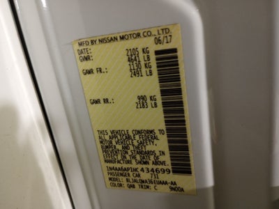 2017 Nissan Maxima 3.5 S