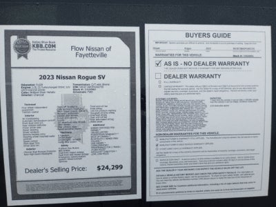 2023 Nissan Rogue SV FWD