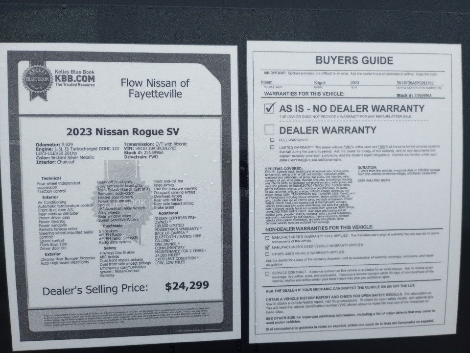 2023 Nissan Rogue SV FWD