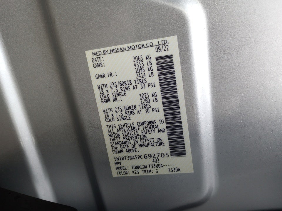 2023 Nissan Rogue SV FWD