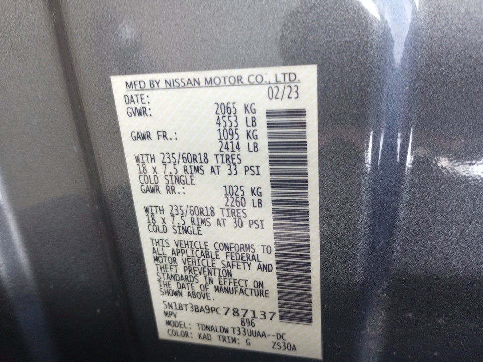 2023 Nissan Rogue SV FWD