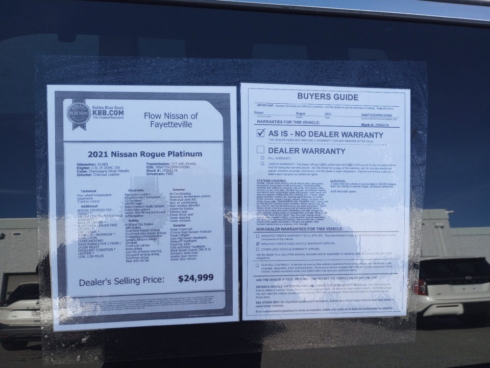 2021 Nissan Rogue Platinum FWD