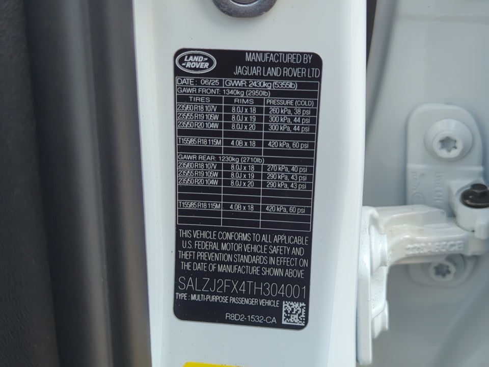 2026 Land Rover Range Rover Evoque Core S