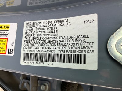 2022 Honda Accord Sport