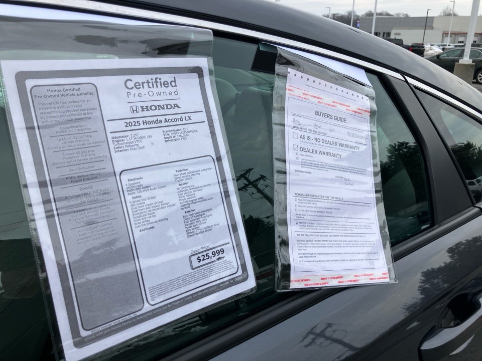 2025 Honda Accord Sedan LX