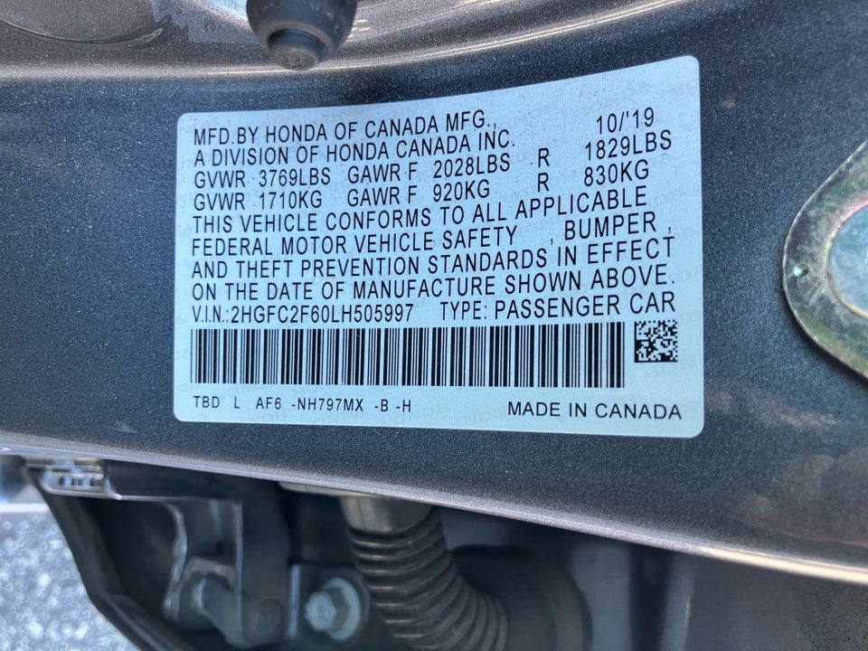 2020 Honda Civic Sedan LX