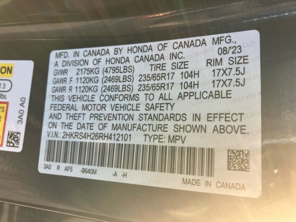 2024 Honda CR-V LX AWD