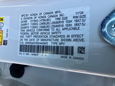 2025 Honda CR-V EX-L AWD