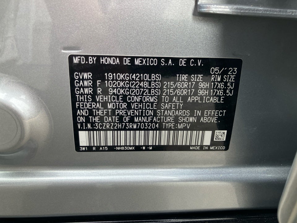 2024 Honda HR-V AWD EX-L w/o BSI