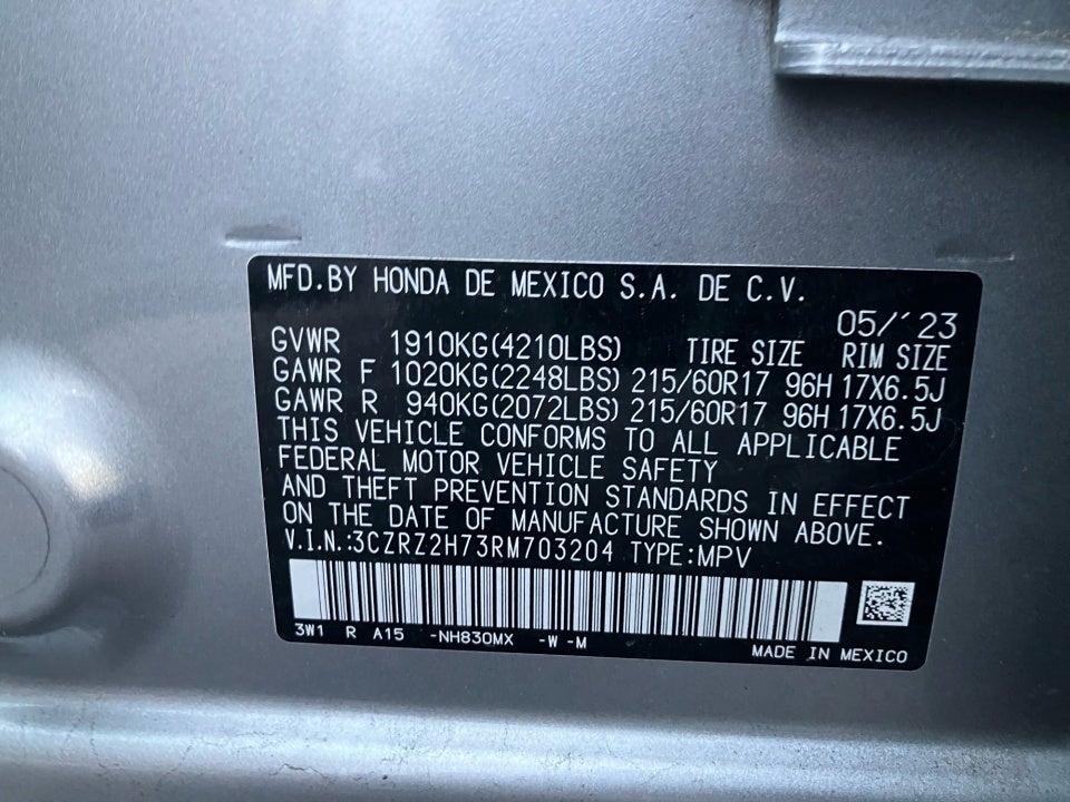 2024 Honda HR-V AWD EX-L w/o BSI