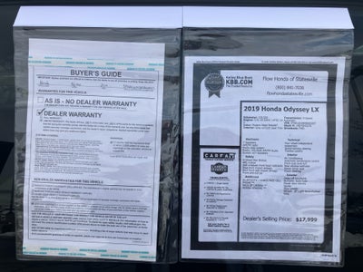 2019 Honda Odyssey LX