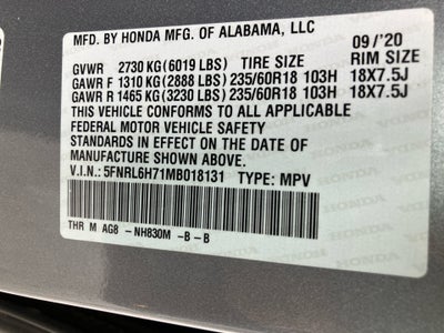 2021 Honda Odyssey EX-L