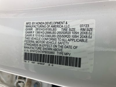 2023 Honda Pilot AWD Touring