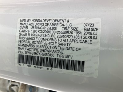 2023 Honda Pilot AWD Touring