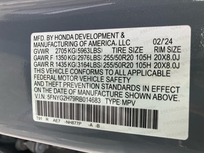 2024 Honda Pilot Touring