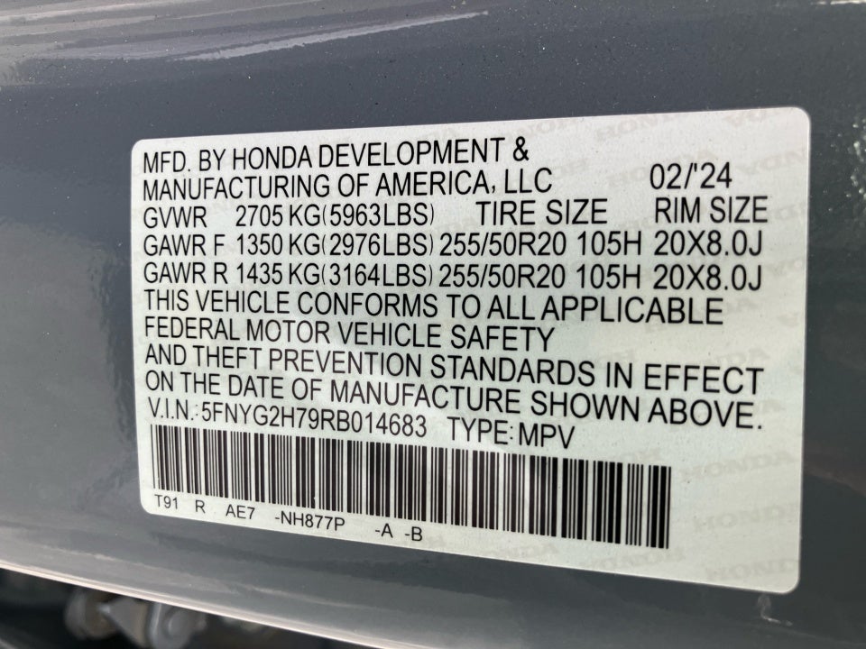 2024 Honda Pilot Touring