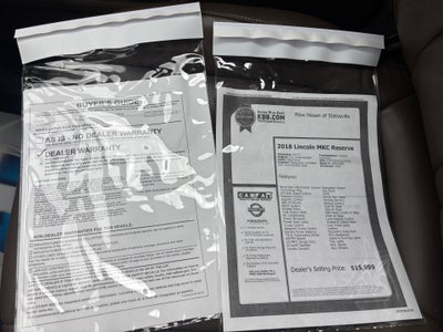 2018 Lincoln MKC Reserve