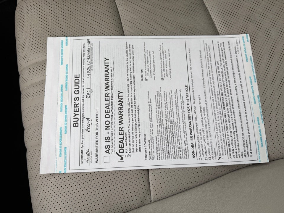 2021 Honda Accord Touring