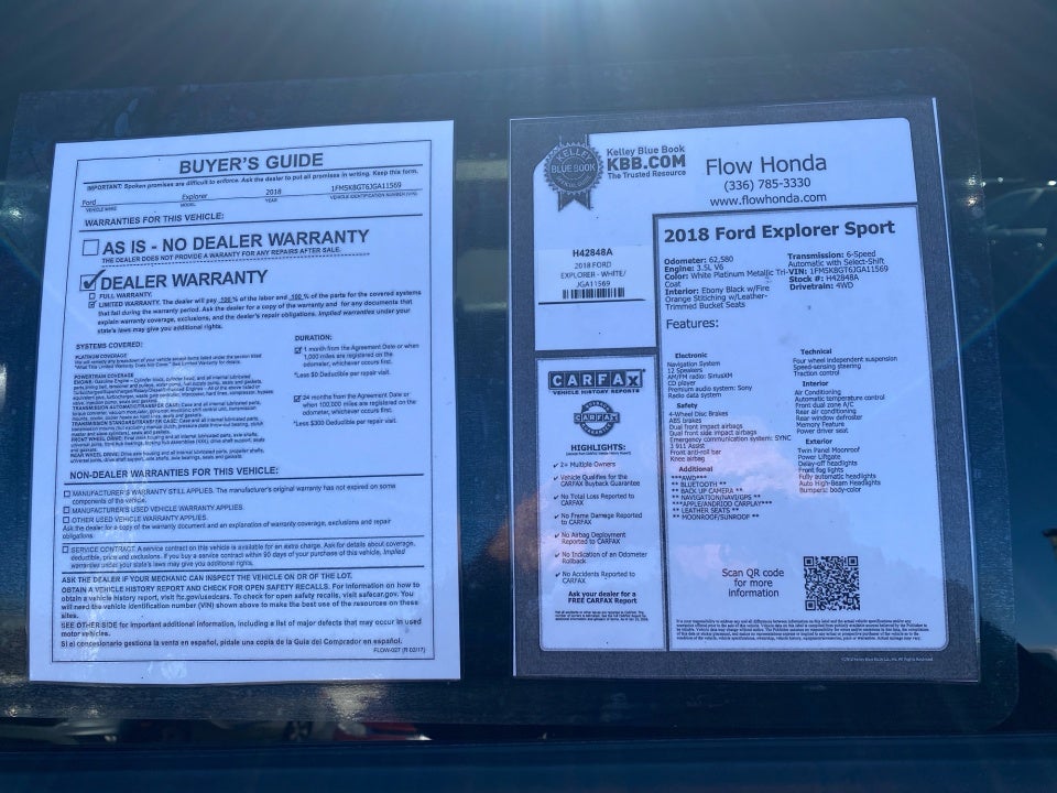 2018 Ford Explorer Sport