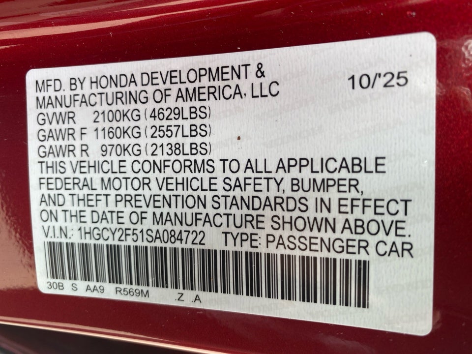 2025 Honda Accord Hybrid Sport