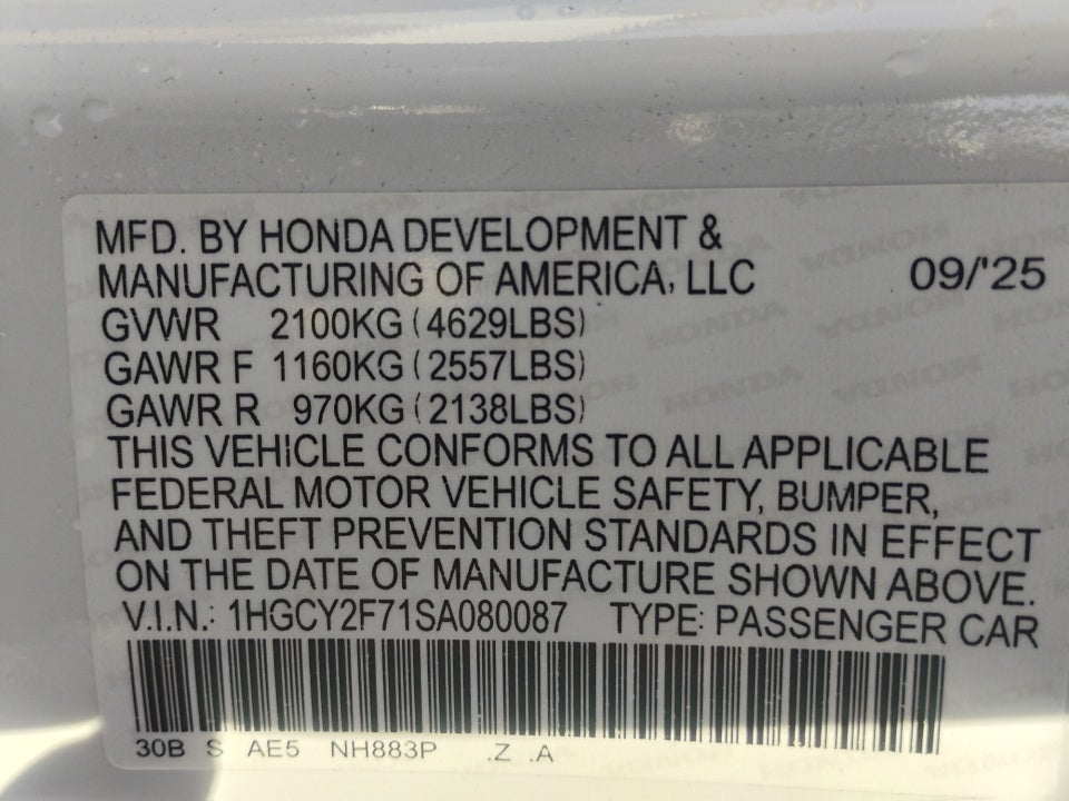 2025 Honda Accord Hybrid Sport-L