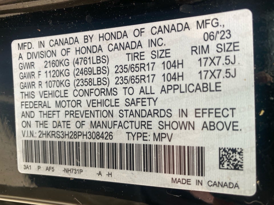 2023 Honda CR-V LX 2WD