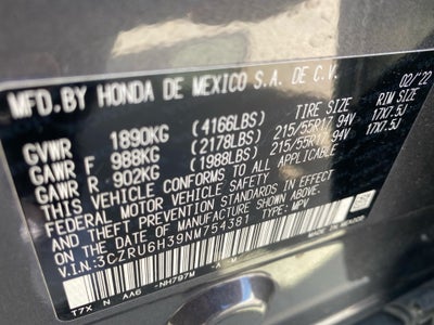 2022 Honda HR-V AWD LX