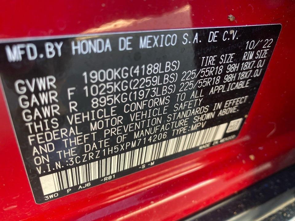 2023 Honda HR-V 2WD Sport