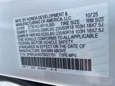 2026 Honda Odyssey EX-L