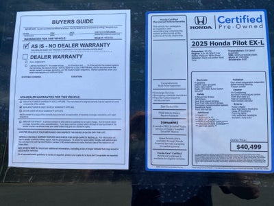 2025 Honda Pilot EX-L