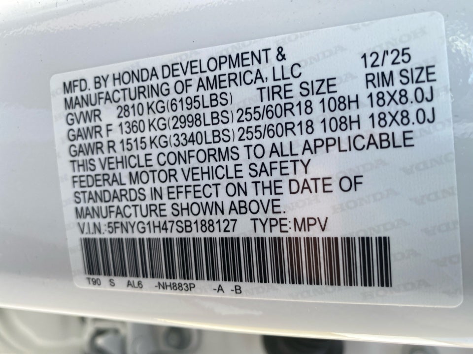 2025 Honda Pilot EX-L