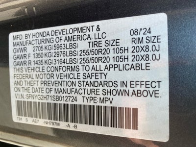 2025 Honda Pilot Touring