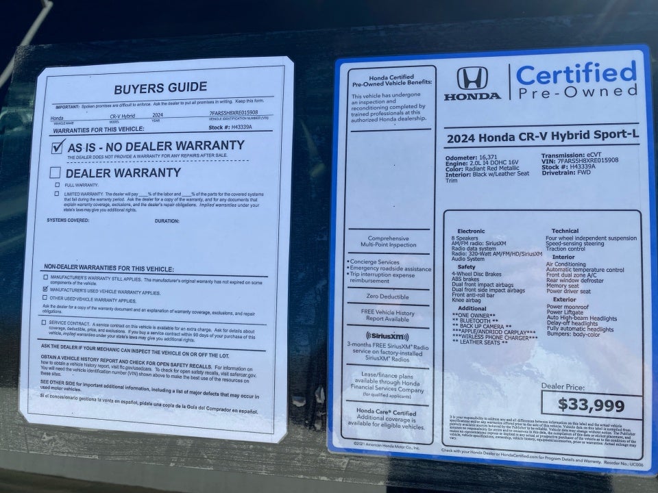 2024 Honda CR-V Hybrid Sport-L