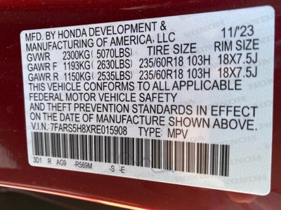 2024 Honda CR-V Hybrid Sport-L