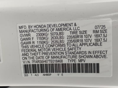 2026 Honda CR-V Hybrid AWD TrailSport