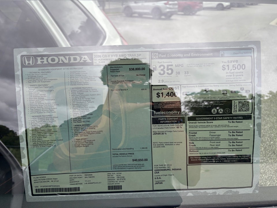 2026 Honda CR-V Hybrid AWD TrailSport