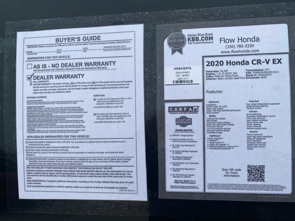 2020 Honda CR-V AWD EX