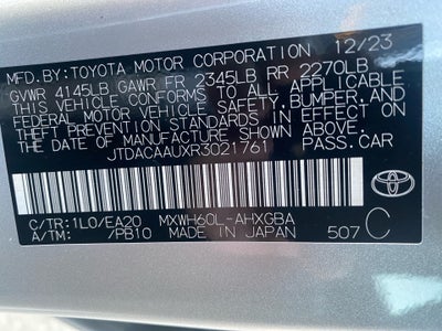 2024 Toyota Prius XLE