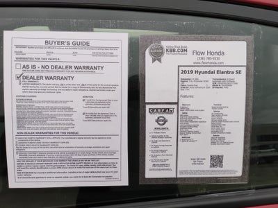 2019 Hyundai Elantra SE