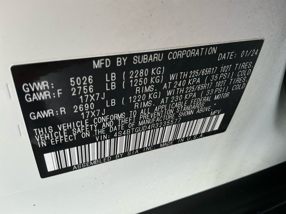 2024 Subaru Outback Wilderness