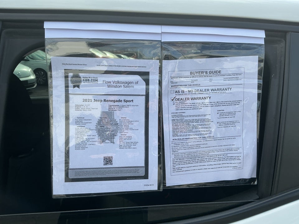 2021 Jeep Renegade Sport FWD