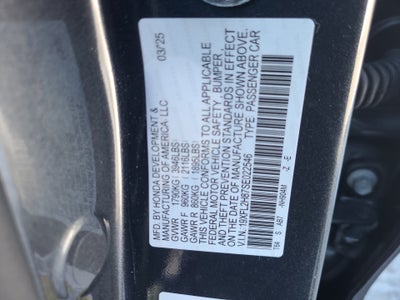 2025 Honda Civic Sedan Sport