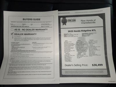 2025 Honda Ridgeline RTL