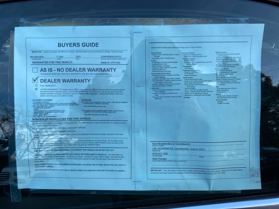 2019 Mercedes-Benz C 300 4MATIC®