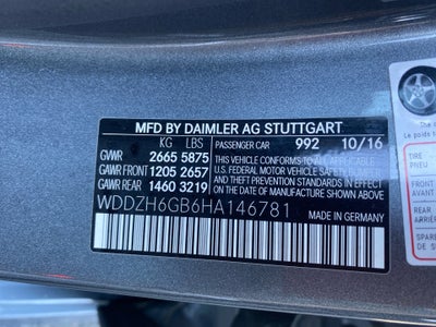 2017 Mercedes-Benz E 400 4MATIC®