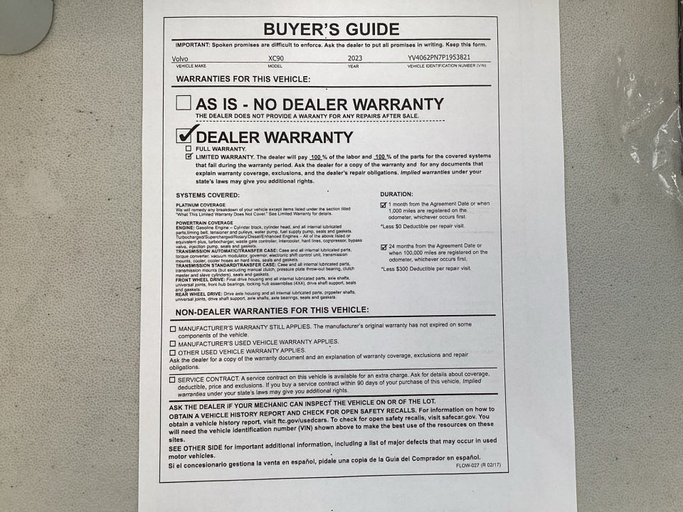 2023 Volvo XC90 B6 Plus 7-Seater